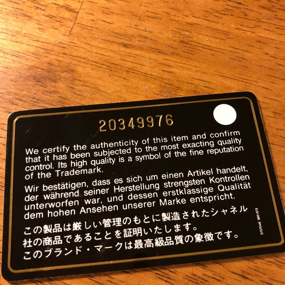 Chanel gold caviar wallet on chain WOC - Picture 8 of 8